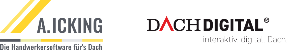 Zwei starke Partner für mehr Leistung im Dachhandwerk. A. Icking GmbH und DachDigital