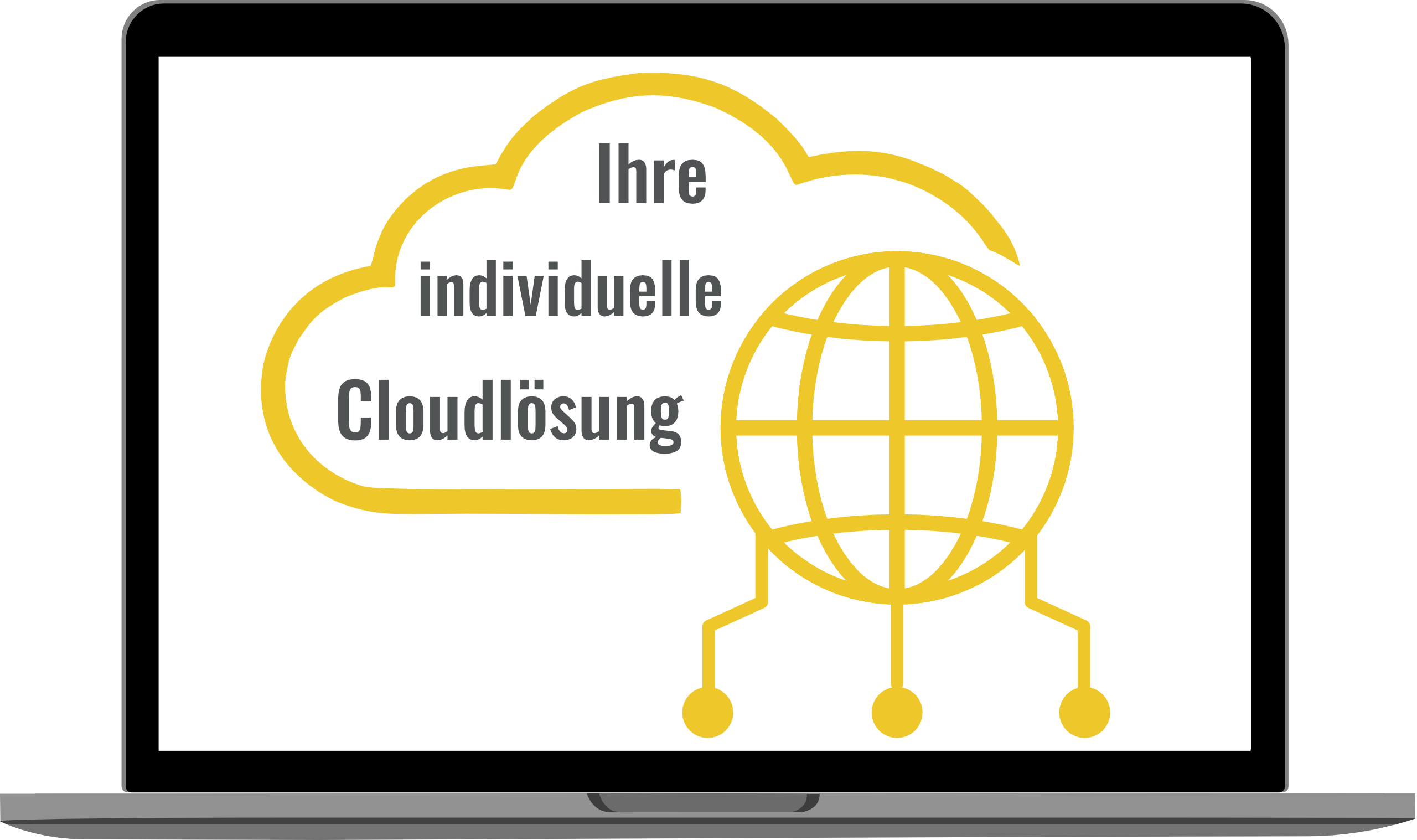 Software für Dachdecker smartDach von der A. Icking GmbH als individuelle Cloudlösung auf Laptop dargestellt