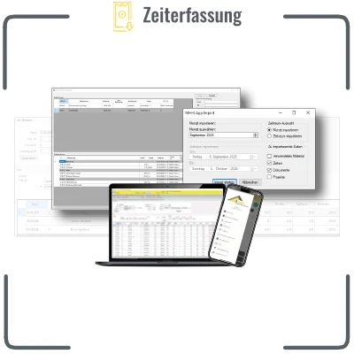Schnittstelle Zeiterfassung