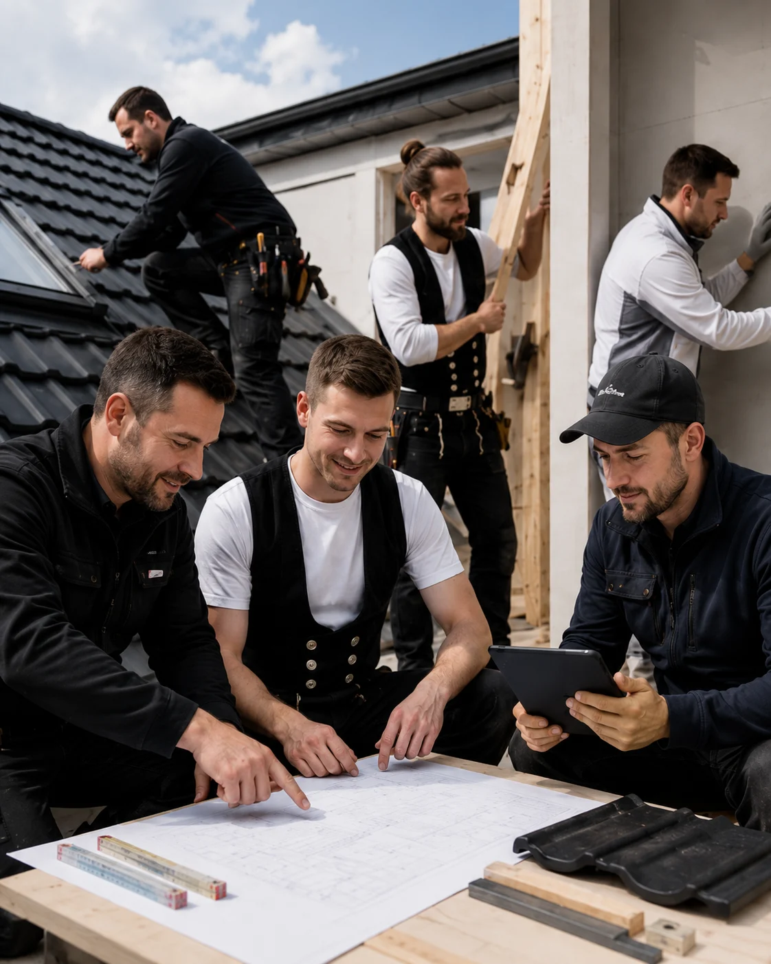 Handwerker rund ums Dach Gewerke rund ums Dach als Zielgruppen der smartDach Software