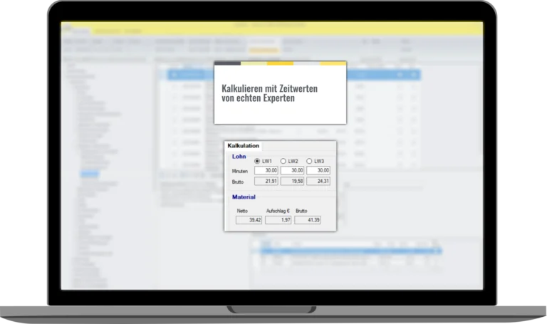 Kalkulation mit Leistungen Dach in DachProfi24
