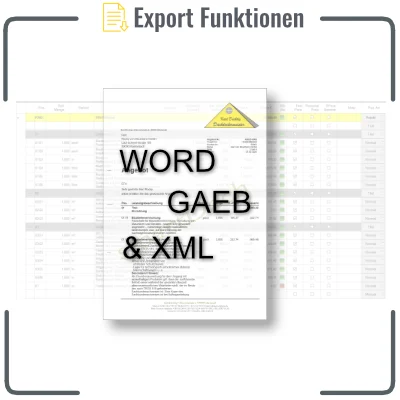 Export Funktionen